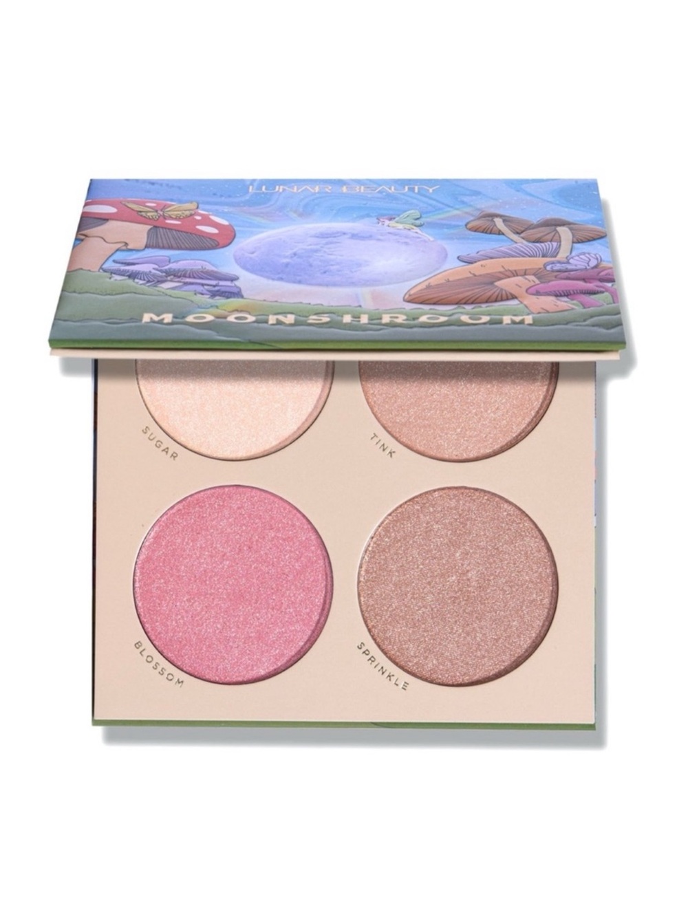 3/$40 Lunar Beauty Moonshroom Highlighter Palette